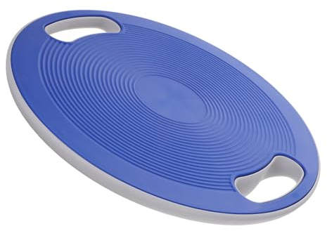 Toyvian Balance Board Trainer für Fitnesslevel Drehbare Rutsch Balance Disc für Home Gym Stand Up Desk Training Blau