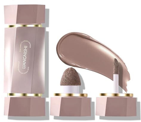 KYDA Liquid Contour, Cool Toned Double Head Cream Contour Stick, Verblendbar, Langanhaltend und Wasserfest Beauty Wand Face Bronzer Makeup-02 Clay Brown