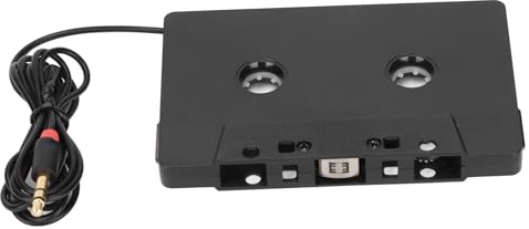 Eacam 4-Kanal-Stereo-Adapter für Auto-Kassettenrekorder mit 3,5-mm-Kopfhöreranschluss, Vergoldetem Anschluss, Kompatibel mit Mobiltelefonen, Tablets, MP3-Playern, Autoradios,