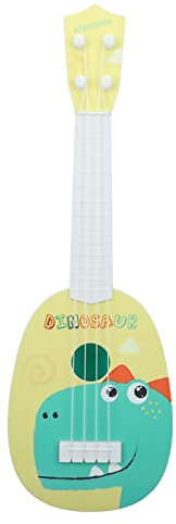 Kikumi Giocattolo per Bambini Ukulele Chitarra Giocattolo Illuminazione Strumento Musicale Educazione Precoce per Bambini (Digitare 4)
