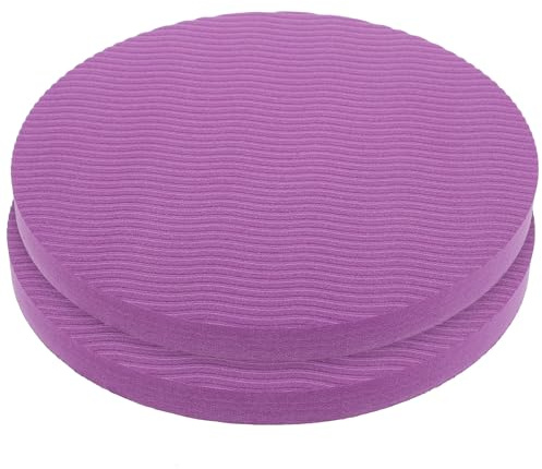 SOPOTUTU 2 pièces Coussin de Soutien Yoga Antidérapant Lot pour Genoux et Coudes Tapis Équilibre Confortable et Stable pour Exercices à Domicile