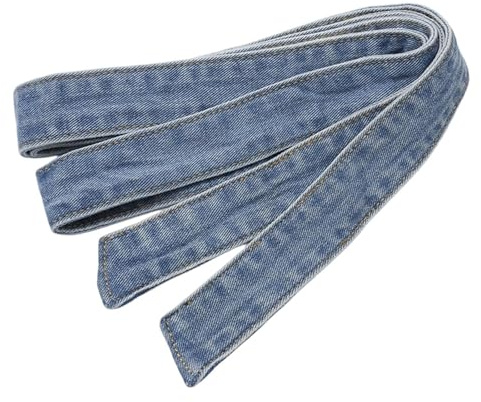 LCSVCCXA Jeansgürtel, 200 Cm Lang, 3,6 Cm Breit, Zum Binden, Passend für Jumpsuit, Jacke Und Mantel