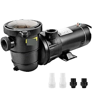 CXCDSS Pompe de Piscine, Pompe de Piscine 1.5/2 88-92GPM in/Hors Sol avec crépine Simple/Double Vitesse Circulation Haute efficacité(2 HP Double Speed)