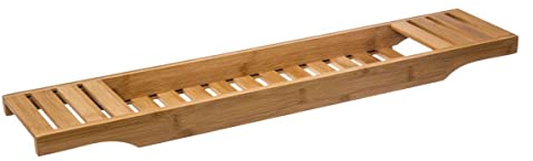 Badewannenablage 70x15 cm bambus - Tablett für Bambusbadewanne, Maße L. 70 x l. 15 x 4,5 cm - 5 five simply smart