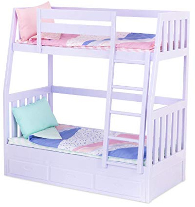 Our Generation BD37882Z- BUNK BED - LETTO A CASTELLO, Lilla, 53.34 x 27.31 x 55.25 cm