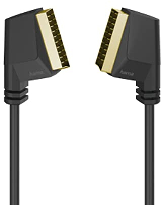 Hama Scart-Kabel, Stecker auf Stecker, vergoldet, 1,5 m