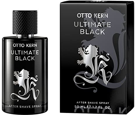 Otto Kern® Ultimate Black | After Shave Spray - elegant-orientalisch, männlicher Duft für erfolgreiche und selbstsichere Männer | 50ml Natural Spray