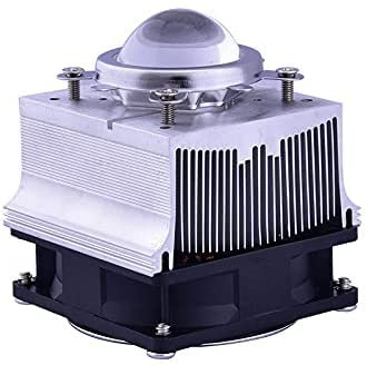 TOPXCDZ Kühlkörper aus Aluminium, 50/100/200 W, 44 mm Objektiv, 60/90/120 Grad, für 50–200 W LED-Chip (20–100 W, 90–120 °C)