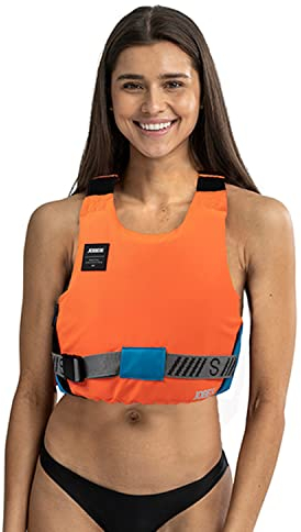Jobe Rental Short Life Vest Kurze Schwimmweste Boot Jetski Wasserski Weste Wassersports Damen orange Blue Gr. XL