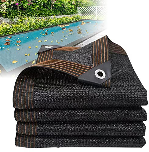 Couverture Filet de Feuille pour Piscine, Rectangulaire Bâche de Protection pour Piscines Hors-Sol, Couverture de Protection Piscine, Différentes Tailles Disponibles(Size:2x2m(6.5×6.5ft))