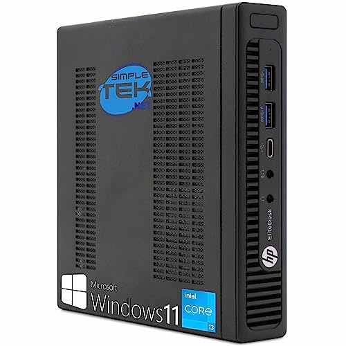 HP Mini PC EliteDesk 800 G2 USDT Core i3 3.70 GHz Windows 11 Pro | 64GB RAM SSD 2 TB | USB Type-C DisplayPort Smartworking (Ricondizionato)