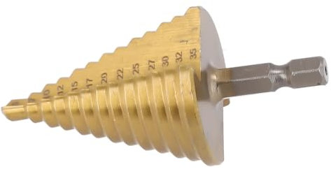 5-35 MM HSS Titanbeschichteter Stufenbohrer Bohren Elektrowerkzeuge Metall Schnellarbeitsstahl Holz Lochschneider Kegelbohrer