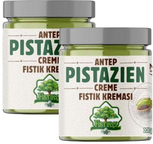 2 unidades de crema de pistacho turco Pufai Anthap con 30% de pistacho, sin aceite de palma, 200 gramos