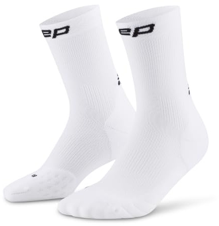CEP CORE 5.0 MID CUT LAUFSOCKEN DAMEN – Leistungsstarke Kompression Socken Damen mit gezielter Stabilisierung, Air Channels und passgenauem Sitz – Ideale Laufsocken für lange Distanzen