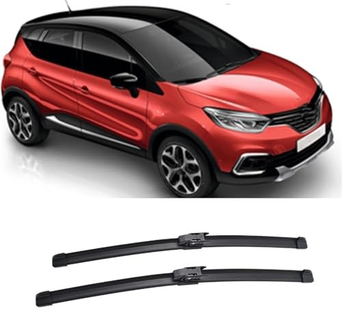 Auto Scheibenwischer für Renault Captur Kaptur 2016-2019 26+16, Frontwischerblätter Windschutzscheibe Leiser Wischerarm Wischerblatt Scheibenreiniger