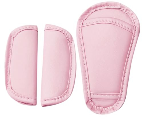 Schulterpolster und Kabelbaum - Kabinenpolster - 3-teiliges weiches Set für Autositze und Kinderwagen | Baby-Sicherheitsgurtkissen | Atmungsaktives Baby-Sicherheitsgurtkissen