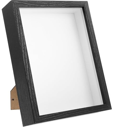 ERINGOGO Cornice Espositiva per Insetti, Shadow Box 3d in Legno Nero, Visione Chiara e Osservazione Dettagliata per Collezionismo