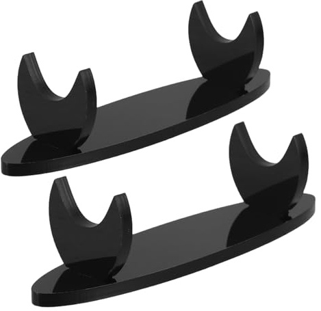 Healifty 2 Piezas Soporte para Flauta de Acrílico Estable y Compacto para Flautas Indias Piccolos y Otros Instrumentos de Viento Soporte Organizador de Escritorio para Músicos Profesionales