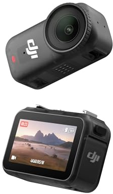 DJI Osmo Nano Bundle Standard (64 GB) – Mini videocamera vlog compatta 4K/60 fps con sensore da 1/1,3, video con ampio FOV di 143°, Registrazione di 200 minuti, Fotocamera magnetica POV 4K per Vlog