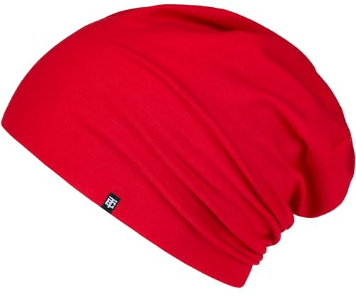 Enter the Complex® Leichte Beanie Mütze, Herren und Damen, Übergangsmütze, Herbst, Frühling, Sommer Beanie, Dünne Kopfbedeckung, Baumwolle (Jersey)