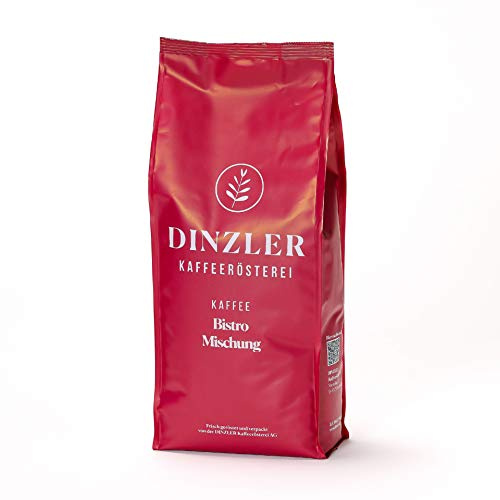 Dinzler Kaffeerösterei - Bistro Mischung - 1kg, ganze Bohne