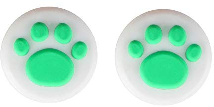 Juego de 2 agarres analógicos antideslizantes de silicona para el pulgar de Nintendo Switch NS Joy-con Controller Garra de gato