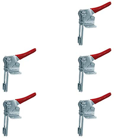 (5 Pack) 500LB VERTICAL U-HOOK FLG BASE LATCH CLAMP STAINLESS STEEL