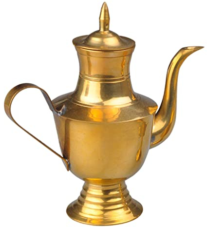 TOPBATHY Retro Hip Flask Pure Copper Liquor Pot for Home Decor Desktop Decor for Spaces Crafted As Unique Decorative Water Pot for Tea Lovers