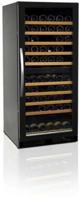 Tefcold Cave à Vin Bi-Zone Professionnelle TFW300-2F pour 110 Bouteilles 750 ml