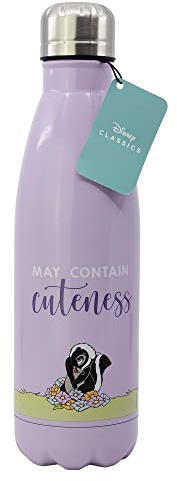 Stor DISNEY - Grande Bouteille Isotherme - Gourde réutilisable BAMBI - Bouteille transportable mauve - 780 ml