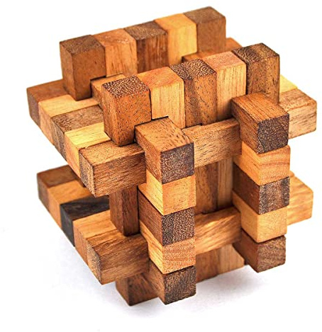 Logica Juegos Art. Uranus - 3D-Knobelspiel aus Holz - Schwierigkeit 6/6 Experte - Serie Star Adventures