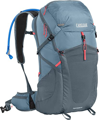 CAMELBAK Mochila de hidratación Fourteener 30 para Mujer Humo Azul/Fuego Cor
