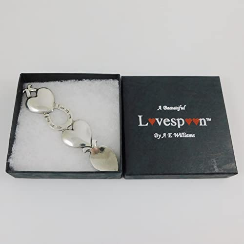 Seven Secrets Wedding Love Spoon Solid English Pewter Lovespoon Welsh Design Made in England | 3.3/4 (9.5cm) | LS107