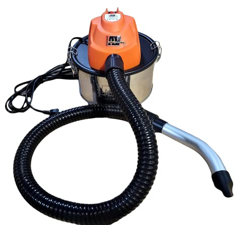 PelletheadAsh Vacuum Vault Pro Mini 110V: Dual HEPA Filters, 1-Gallon Capacity, for Pellet Stoves, Grills, Fireplaces & Pizza Ovens