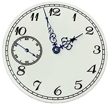 UNbit Digitaluhr-Zifferblatt-Set mit Zeigern, Zifferblatt, Uhrenzubehör-Set ohne Leuchtmittel, kompatibel mit ETA 6497 und kompatibel mit ST3600 Uhrwerk Leisurely