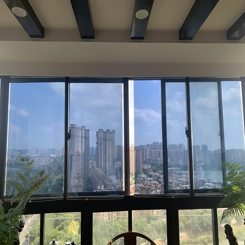 GTPBAO Rollos Sonnenschutz-Sichtschutz für Fenster, Einweg-Durchsichtrollo, Breite 40cm 50cm 60cm 70cm 80cm 90cm 100cm(70x200cm/27.5x78.7in)