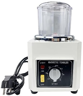 Smerigliatrice da banco KT-90 Bicchiere for lucidatrice magnetica AC Mini Strumento for la pulizia della finitura della lucidatrice for gioielli fai da te Lucidatrice per gioielli