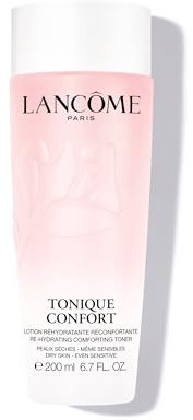 Lancôme Tonique Confort Re-Hydrating Toner - Soothing & Hydrating Facial Toner for Stressed Skin, with Rose Water, Hyaluronic Acid & Squalane, 200ml