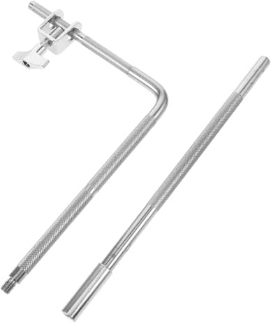 SWOOMEY Kuhglockenhalter für Sicheres Befestigen aus Zinklegierung für Trommel mit Robuster Konstruktion und Verstellbarem Clip an Schlagzeug und Snare Drum