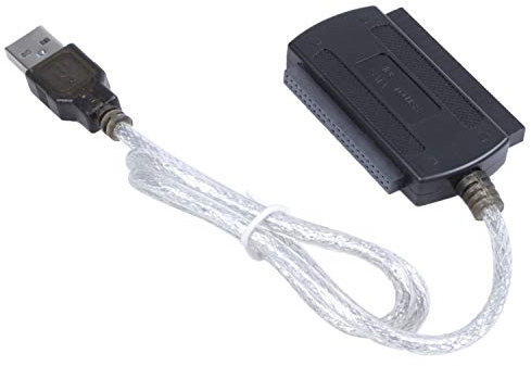 Mocturnity USB 2.0 a IDE SATA 2.5 3.5 Disco Rigido convertitore Adattatore Nero