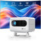 Mini Beamer, VOPLLS 22000L E-Fokus Trapezkorrektur Klein Projektor 4K Unterstützt, Portable Projectok WiFi6 Bluetooth 5.2 Full HD 1080P, Tragbarer Video Projector für Handy/TV Stick/Laptop/HDMI