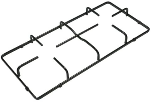 SPARES2GO Pan Support Stand Grid Burner Grate for Bush fits Cookworks AG60GNSS AG60GNW Gas Hob Cooker (Pack of 1, 460mm x 215mm)