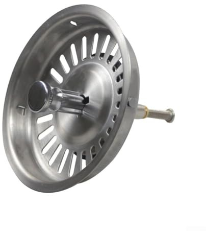 HOHOVYVY Drain Plug, Kitchen Sink Strainer, 92 mm Stainless Steel Sink Strainer, Drain Filter, Replacement Kitchen Sink, Drain Strainer with Seal (Pack of 1)