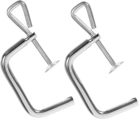 Alipis 2pcs Manual Noodle Machine Clamp Pasta Maker Accessories Replacement Fixing Clip for Pasta Roller Maker Counter Clamp Machine Parts