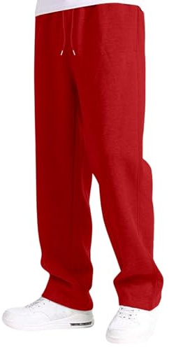 Pantalon Jogging pour Garçon Baggy Cargo Pantalons De Survêtement Sport Sweatpants en Coton Chaud Training Pants pour Ado 5-16 Ans Automne Hiver Fitness Gym
