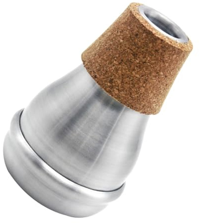 SOIMISS Sordina per Tromba Mini in Metallo Silenziatore Portatile Dispositivo Muto Accessori per Strumenti Musicali Adatto per Esercizi Silenziosi Notturni