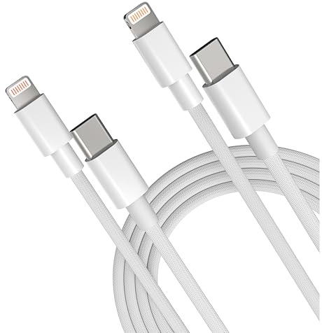 2Pack 1M USB C to Lightning Cable [Apple MFi Certified] iPhone Fast Charger
