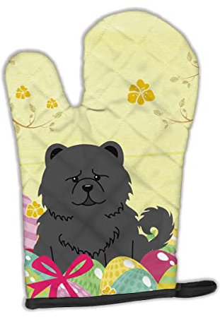 Caroline 's Treasures Ostern Eier Chow Chow schwarz Ofenhandschuh, multicolor, 30,5 x 21,6 cm