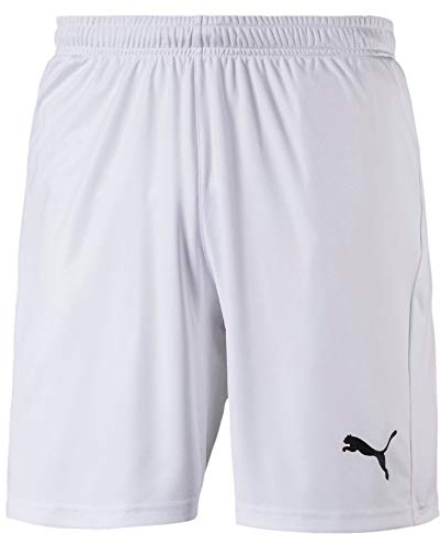 Puma Men's LIGA Shorts Core Training White Black, M