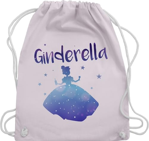 Turnbeutel Rucksack - Frauen Geschenk Damen - Ginderella I Gin Liebhaberin I Ginliebhaberin I Alkohol Prinzessin - Unisize - Pastell Rosa - saufrucksack brauttaschen jga sauf beutel accessories